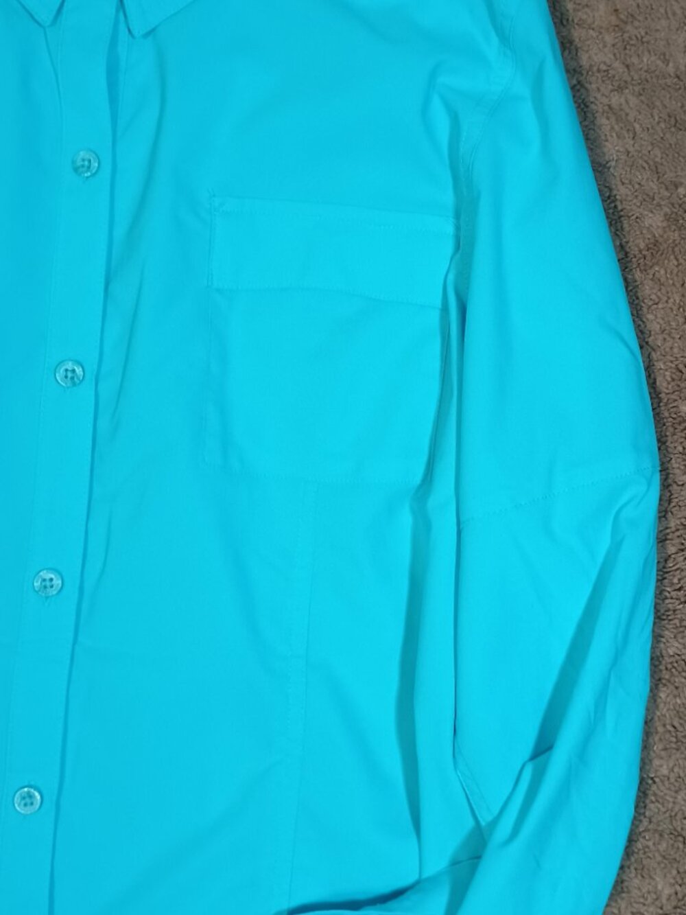 Reel Legends/Fishing Shirt/Womens XL Blue Coastal Gorpcore Vented Performance To - Picture 6 of 8